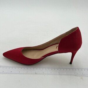 FSJ Red Stain Pointed Toe Dress Shoes D'Orsay High Heels Sexy Formal Pumps